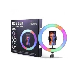 RINGLIGHT STAND MJ 56 WITH PHONE HOLDER 56 CM BLACK RINGLIGHT STAND MJ 56 WITH PHONE HOLDER 56 CM BLACK